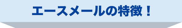 エースメールの特徴！